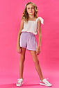 CONJ BLUSA E SHORTS NATURAL/LL BRUMA