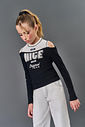 Blusa Infantil Menina Nice Preto CTV