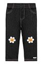 Legging Groovy Margarida Preto Jeans Abrange