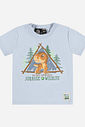 Camiseta Bebê Menino T-Rex Jurassic World Mist Camiseta Bebê Menino T-Rex Jurassic World Mist