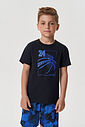Pijama Infantil Basquete 24 Preto