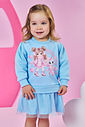 Vestido Infantil Menina de Inverno com Saia Tule – Vestido Bebê Estampa Friends Mundo Cinti