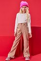 Calça Flare Cotelê Bege CTV