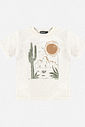 Conjunto Menino Camiseta Deserto e Bermuda Musgo