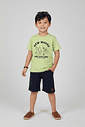 CONJ CAMISETA E BERMUDA VD FLUOR/AZ DRESS BL
