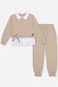 Conjunto Menina em Moletinho Waffle Mundo Cinti
