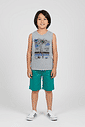 Conjunto Infantil Menino California Cinza Abrange