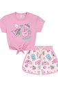 CONJ BLUSA E SHORTS RS IOGURT/RS IOGURTE