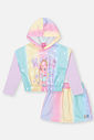 Conjunto Infantil Menina Blusa Magic E Short-Saia Lilás Mundo Cinti