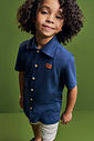 Conjunto Infantil Menino Resort Style Divertto AZ MARINHO/OFF WHITE