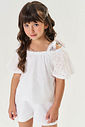 CONJ BLUSA E SHORTS OFF WHITE