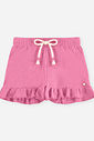 Conjunto Bebê Blusa Boxy com Strass e Short Rosa