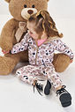 Jaqueta Dupla Face Bebê Menina Cute Print Beli.me