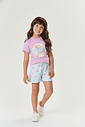 PIJAMA BLUSA E SHORTS LILAS CINTI/AZ AURA