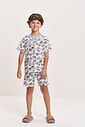 Pijama Infantil Menino Skate com Camiseta e Bermuda