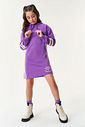 VESTIDO E SOBREPOSICAO ROXO ACAI/ROXO ACAI
