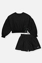 Conjunto Infantil Menina Laço Preto CTV