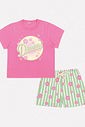 PIJAMA BLUSA E SHORTS ROSA CINTI/VD PARADI