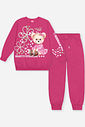 Conjunto Menina Bear Partner Floral Mundo Cinti