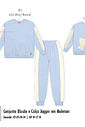 Conjunto Moletom Feminino Infantil Quentinho com Laço Premium