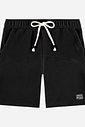 Bermuda Menino em Molecotton Preto