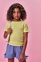 Blusa Boxy Infantil Menina Lemon com Strass