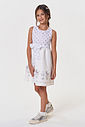 Vestido Infantil em Cetim Glow com Ursinhos