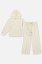 Conjunto Infantil Menina Monocromático Off White CTV