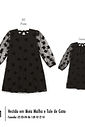 Vestido Infantil Menina em Tule de Gato Beli.me