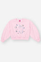 Conjunto Infantil Menina Blusão E Saia-Short Holográfico Rosa Mundo Cinti