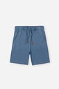 Conjunto Infantil Menino Camiseta e Bermuda Molecotton Denim Médio