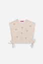 Conjunto Infantil de Festa com Blusa e Shorts em Moletinho Waffle – Look Menina Verão com Strass OFF WHITE