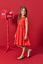 Vestido Infantil Menina Recorte Coração Vermelho Mundo Cinti