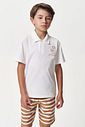 Conjunto Menino Camisa Polo Bordada e Bermuda Belga