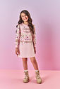 Vestido Infantil Menina Ursinhos Rosa Mundo Cinti