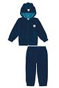 Conjunto Jaqueta E Calça Plush Azul Marinho Abrange