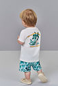 Conjunto Bebê Menino Jurassic World Camiseta Braquiossauro e Bermuda Verde Conjunto Bebê Menino Jurassic World Camiseta Braquiossauro e Bermuda Verde