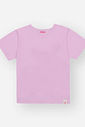 Blusa Infantil Básica em Cotton – Camiseta Menina Manga Curta Verão LILAS CINTI