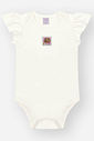 Conjunto Body Bebê Menina com Short-Saia Cachorrinhos – Look Delicado Cinti Baby NATURAL/RS CONFETE