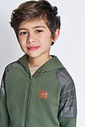 Conjunto Infantil Menino Recortes Xadrez Divertto