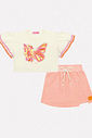 CONJ BLUSA E SHORTS/SAIA NATURAL/LJ NEON LIGH