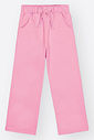 Calça Infantil Wide Leg em Moletom Felpado Quentinha – Inverno Menina Confortável