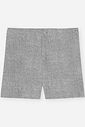 Short Infantil Menina em Canelado Glow Básico Mescla