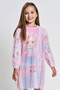 Vestido Infantil Manga Longa com Sobreposição em Tule – Vestido Menina Princesa Mundo Cinti
