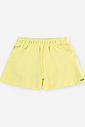 Conjunto Infantil Menina Cropped com Strass e Short Lemon