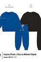 Conjunto Felpado Bebê Menino Skater Life Kippos
