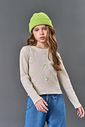 Blusa Infantil Menina Smile Off White CTV