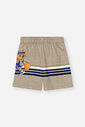 Conjunto Bebê Menino Regata Laranja e Bermuda Urso de Basquete