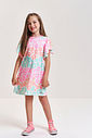 Vestido Infantil Neon Love em New Stretch Floral – Vestido Menina Verão com Estampa de Flores Colori ROSA BARBIE