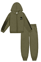 Conjunto Jaqueta E Calça Estampa Costas Verde Abrange